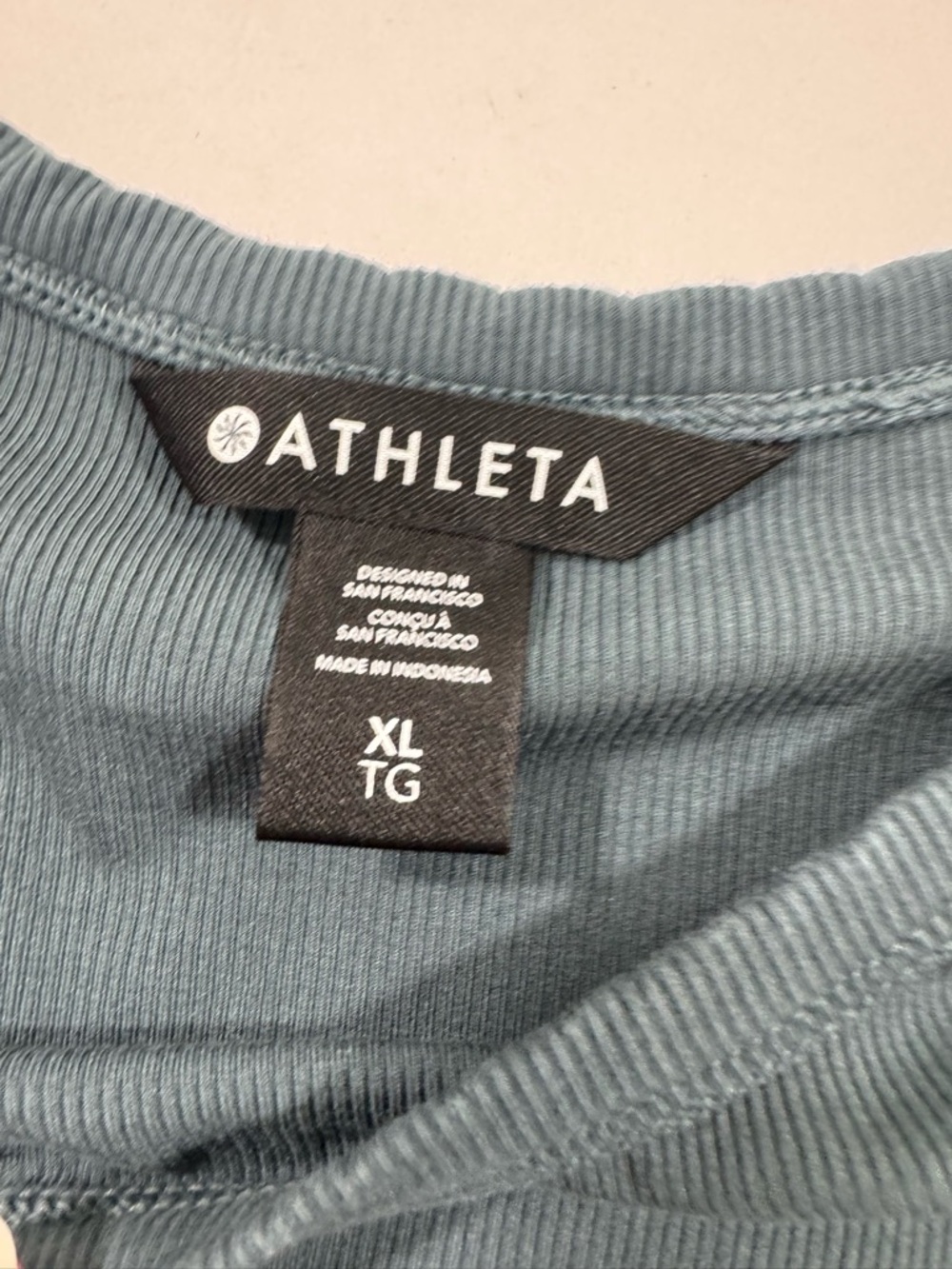 Athleta Signature Rib Crop Tee Shirt - Picture 4 of 6